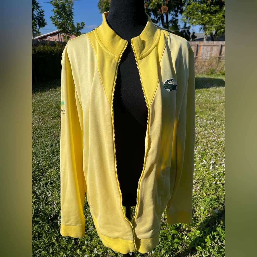 Lacoste Women's Vibrant Yellow Bomber Jacket